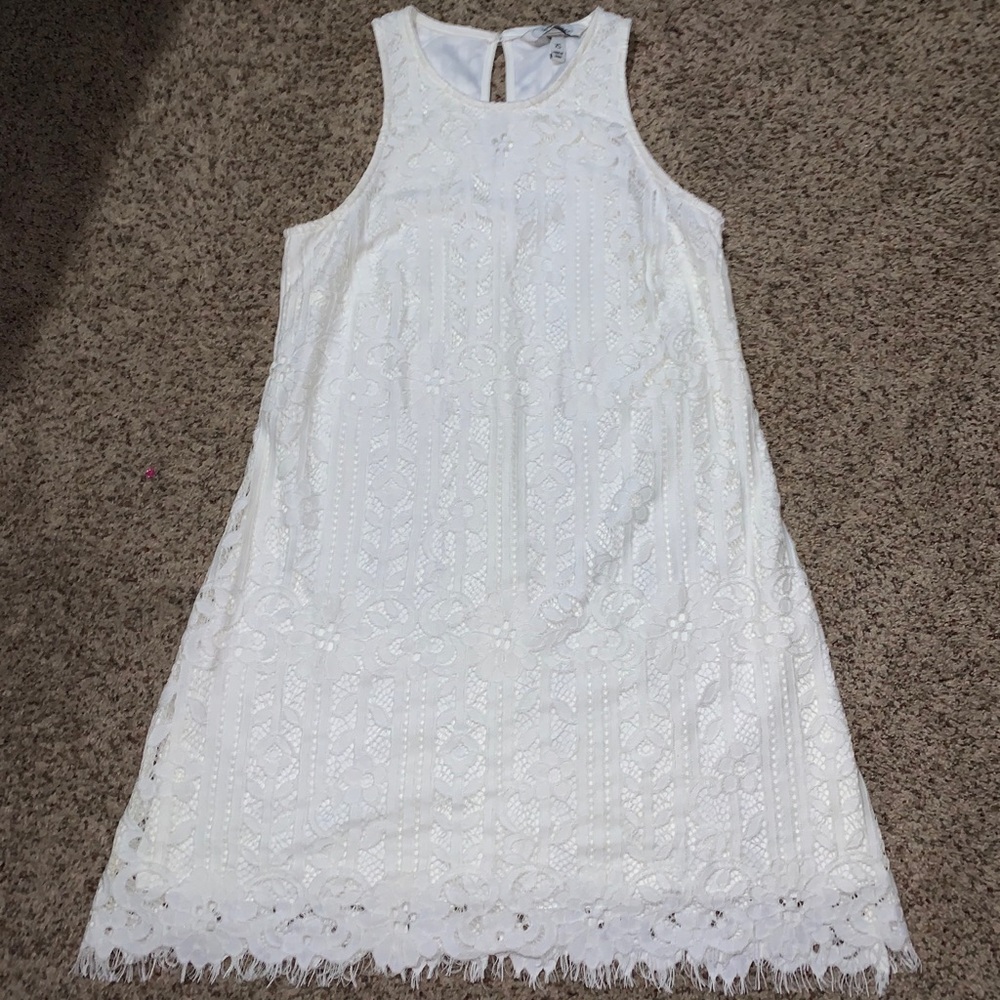 White lace dress